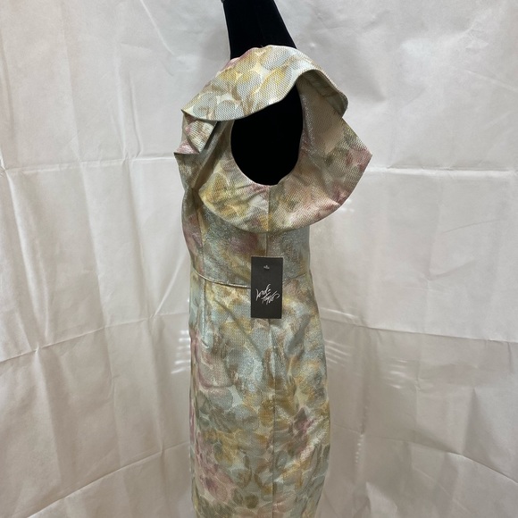 MAGGY LONDON One-Shoulder Sheath Dress size 12 - Picture 3 of 7